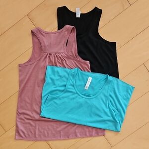 Bella Canvas Kids Tank Tops - Black, Pink, and Blue